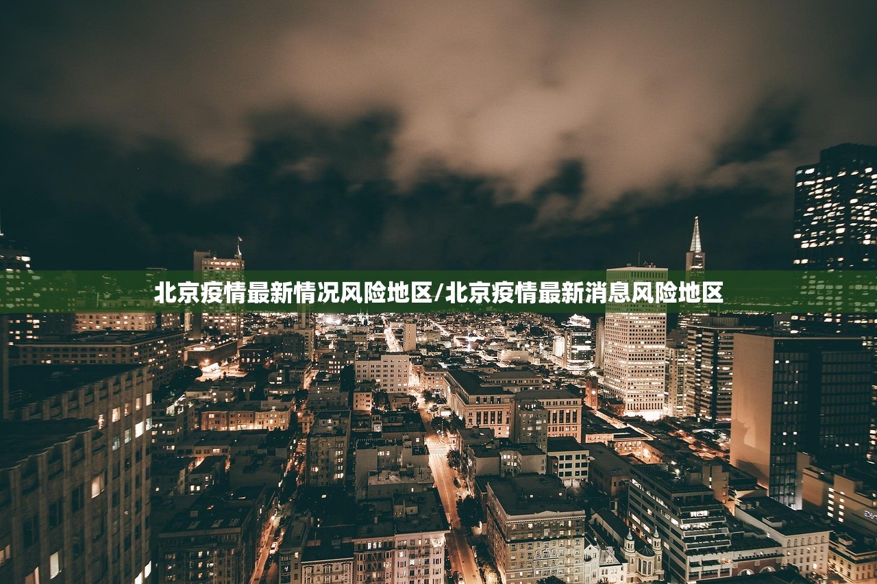 北京疫情最新情况风险地区/北京疫情最新消息风险地区