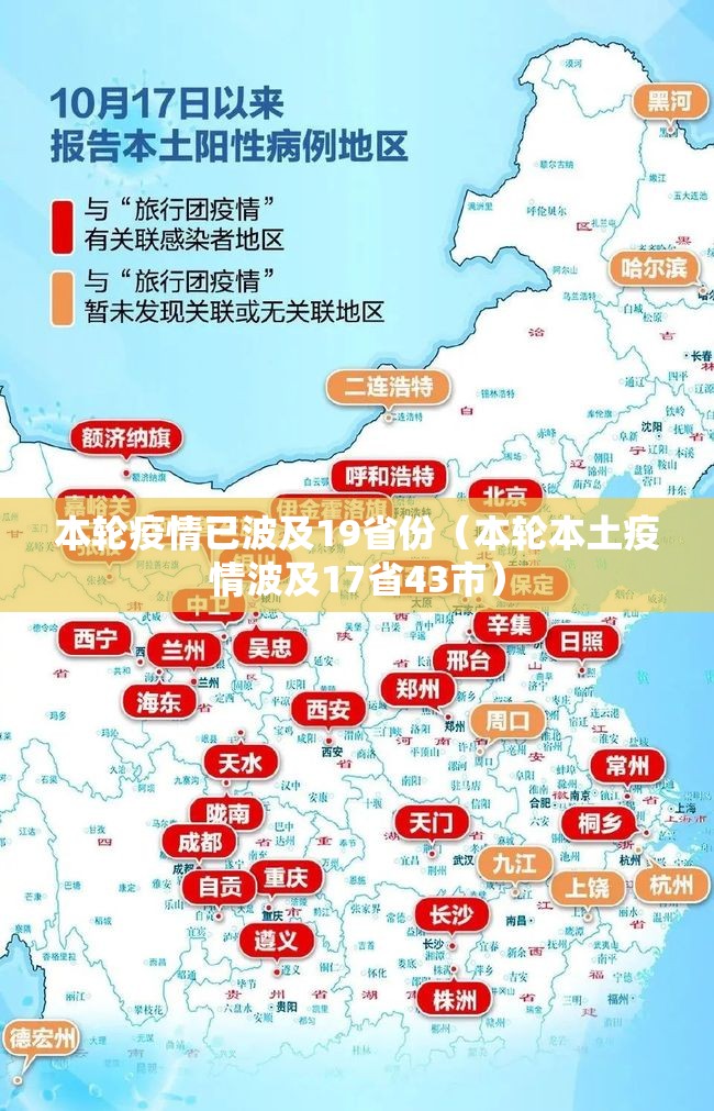 本轮疫情已波及19省份（本轮本土疫情波及17省43市）