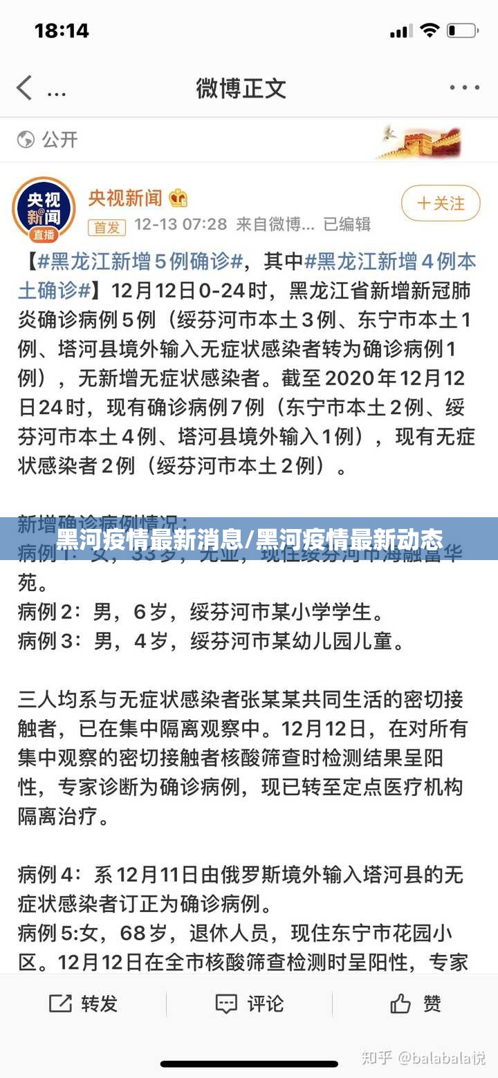 黑河疫情最新消息/黑河疫情最新动态