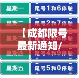 【成都限号最新通知/成都限号最新通知今天】