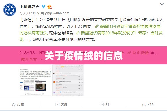 关于疫情绒的信息