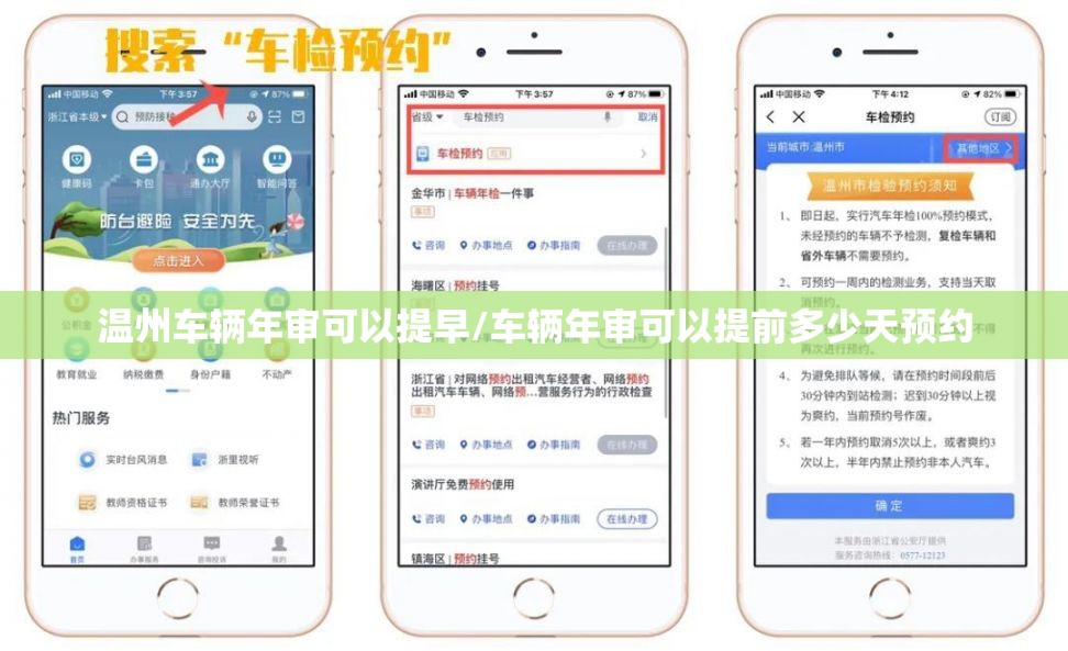温州车辆年审可以提早/车辆年审可以提前多少天预约