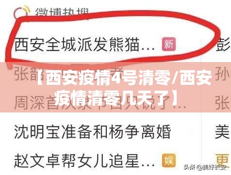 【西安疫情4号清零/西安疫情清零几天了】