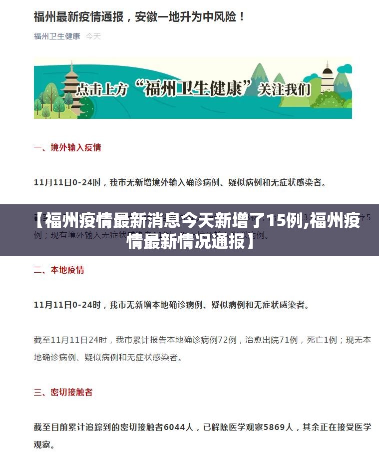 【福州疫情最新消息今天新增了15例,福州疫情最新情况通报】