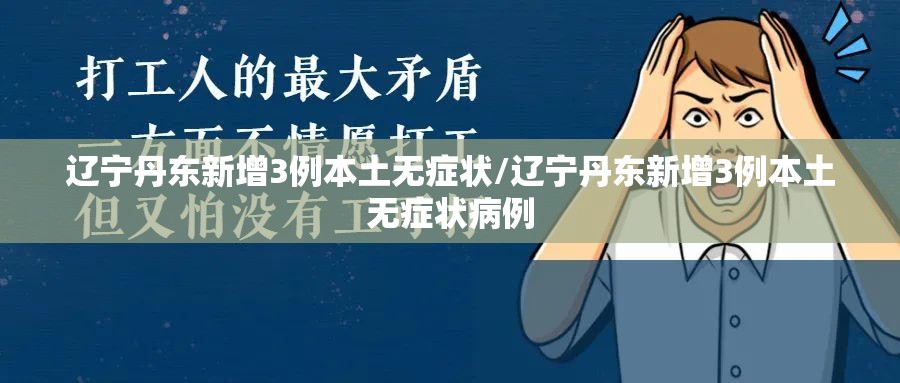 辽宁丹东新增3例本土无症状/辽宁丹东新增3例本土无症状病例