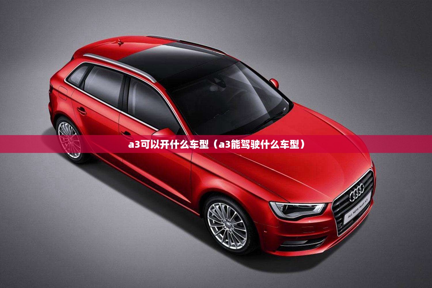 a3可以开什么车型（a3能驾驶什么车型）
