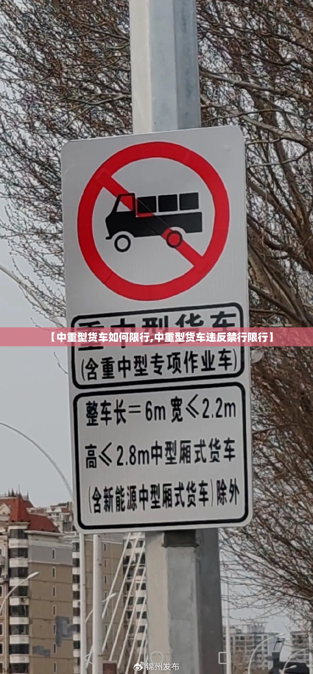 【中重型货车如何限行,中重型货车违反禁行限行】