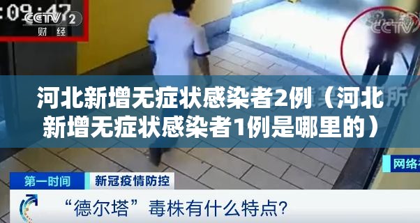 河北新增无症状感染者2例（河北新增无症状感染者1例是哪里的）