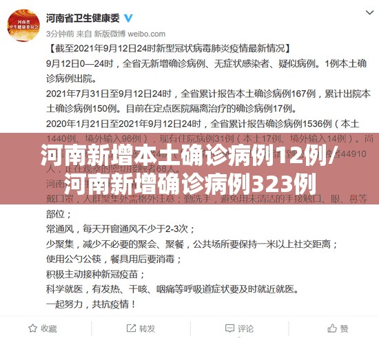 河南新增本土确诊病例12例/河南新增确诊病例323例