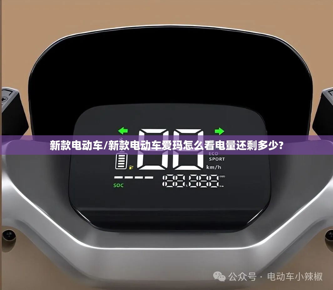 新款电动车/新款电动车爱玛怎么看电量还剩多少?
