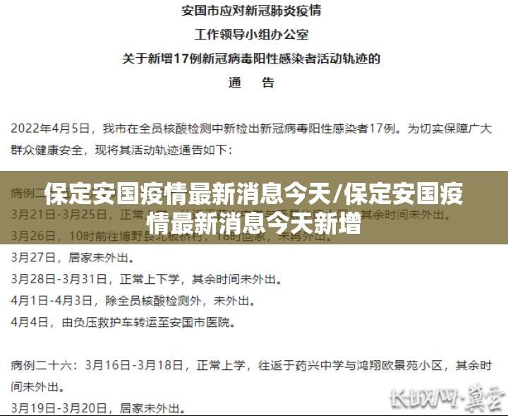 保定安国疫情最新消息今天/保定安国疫情最新消息今天新增