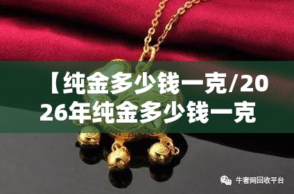 【纯金多少钱一克/2026年纯金多少钱一克】
