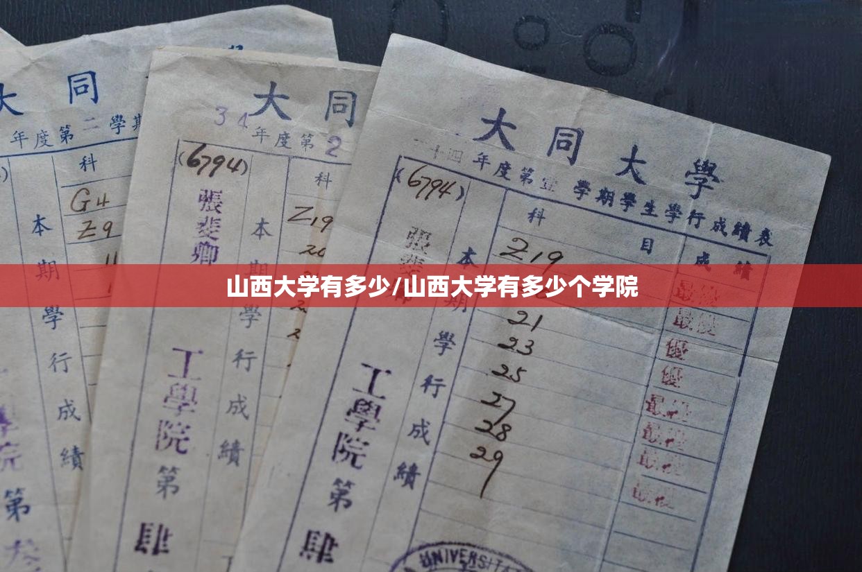 山西大学有多少/山西大学有多少个学院