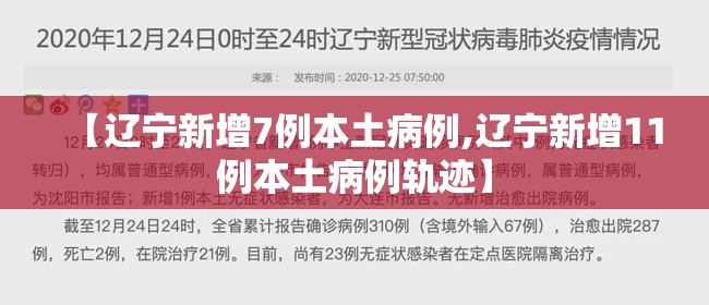 【辽宁新增7例本土病例,辽宁新增11例本土病例轨迹】