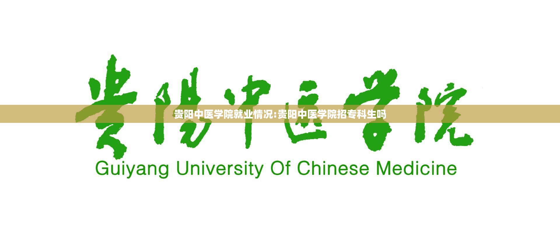 贵阳中医学院就业情况:贵阳中医学院招专科生吗 贵阳中医学院就业情况:贵阳中医学院招专科生吗