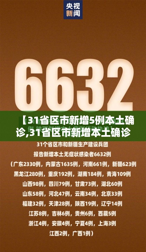 【31省区市新增5例本土确诊,31省区市新增本土确诊10例】