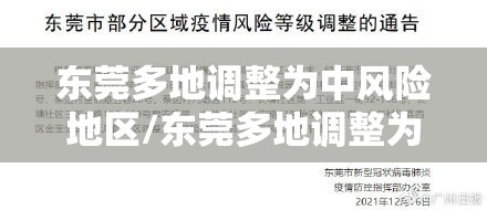 东莞多地调整为中风险地区/东莞多地调整为中风险地区了吗