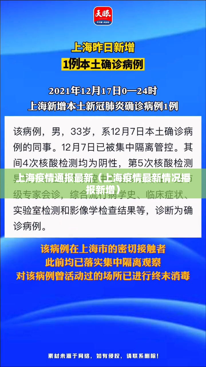 上海疫情通报最新(上海疫情最新情况播报新增) 上海疫情通报最新(上海疫情最新情况播报新增)