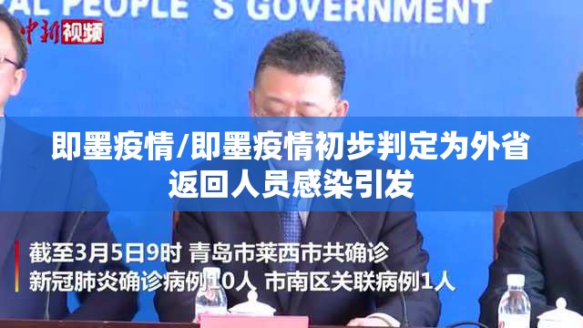 即墨疫情/即墨疫情初步判定为外省返回人员感染引发