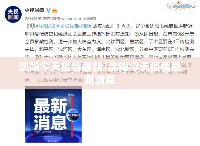 沈阳今天疫情最新/沈阳今天疫情最新消息