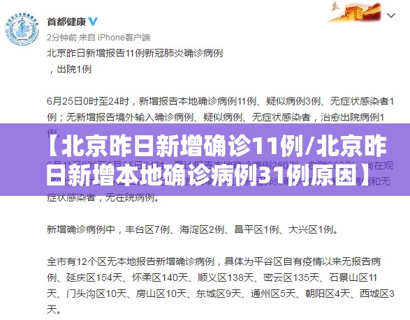 【北京昨日新增确诊11例/北京昨日新增本地确诊病例31例原因】