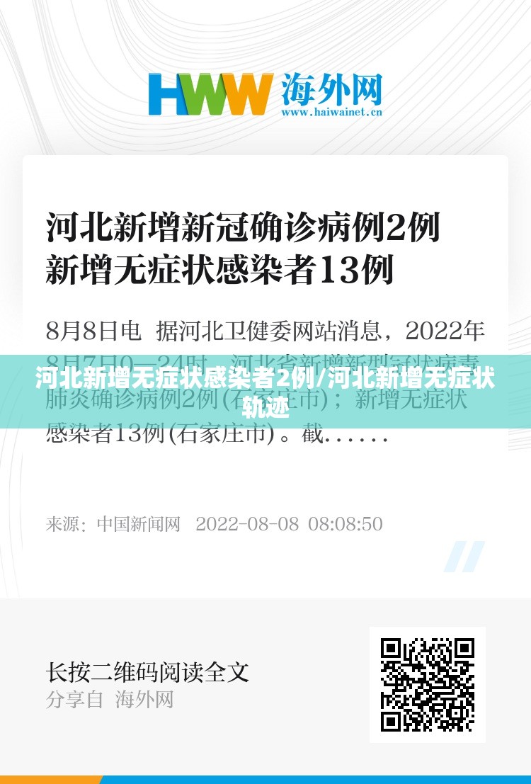 河北新增无症状感染者2例/河北新增无症状轨迹