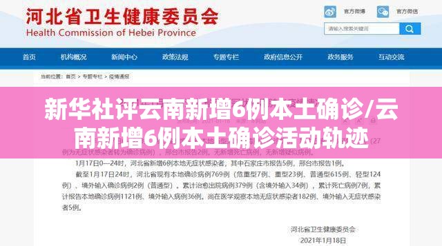 新华社评云南新增6例本土确诊/云南新增6例本土确诊活动轨迹