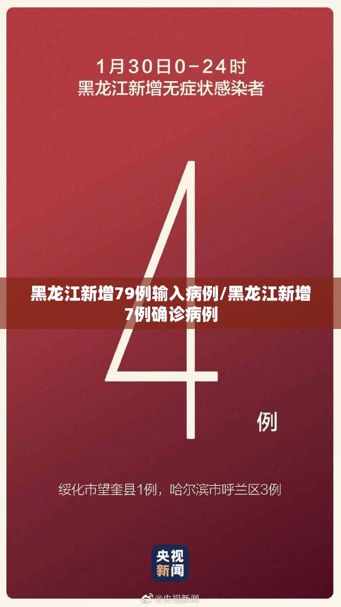 黑龙江新增79例输入病例/黑龙江新增7例确诊病例