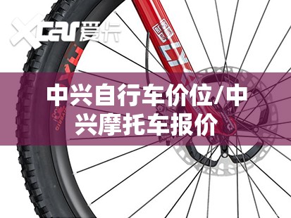 中兴自行车价位/中兴摩托车报价