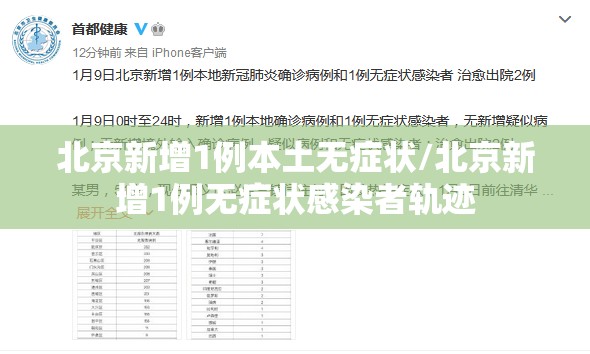 北京新增1例本土无症状/北京新增1例无症状感染者轨迹 北京新增1例本土无症状/北京新增1例无症状感染者轨迹