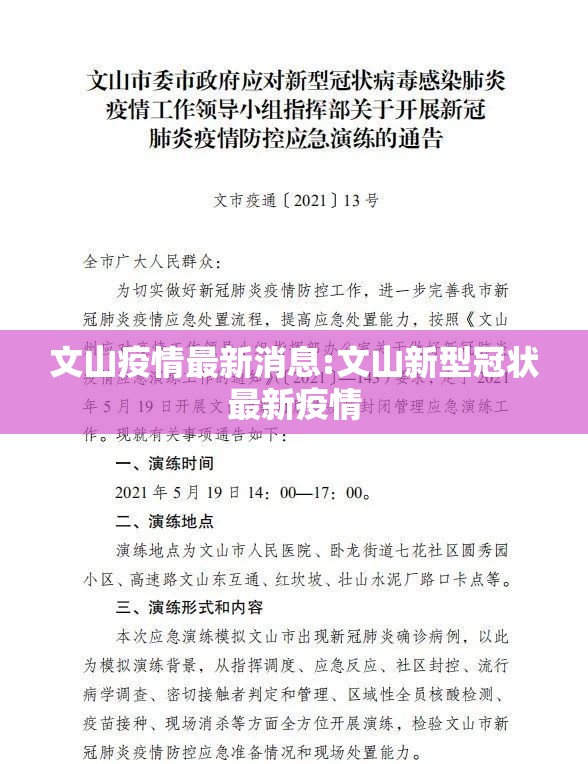 文山疫情最新消息:文山新型冠状最新疫情