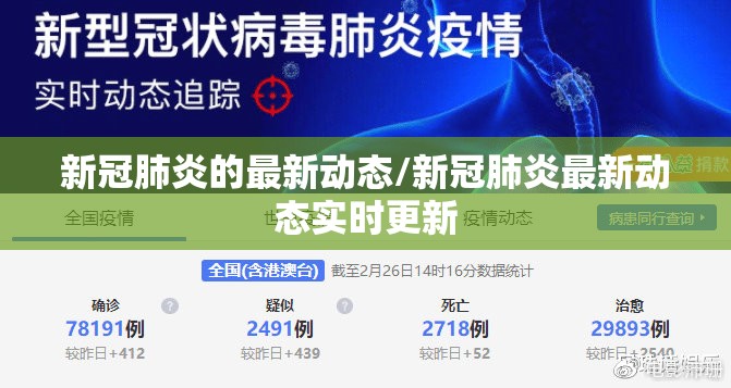 新冠肺炎的最新动态/新冠肺炎最新动态实时更新