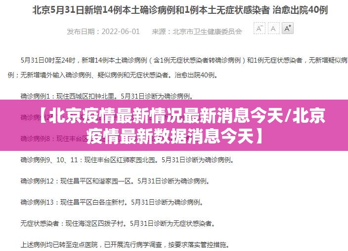 【北京疫情最新情况最新消息今天/北京疫情最新数据消息今天】 【北京疫情最新情况最新消息今天/北京疫情最新数据消息今天】