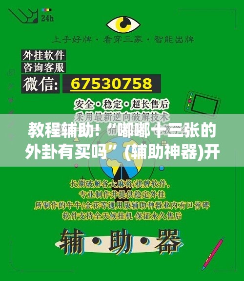 教程辅助!“嘟嘟十三张的外卦有买吗”(辅助神器)开挂详细教程