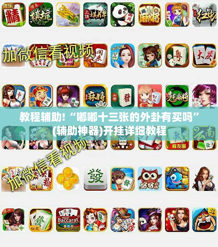 教程辅助!“嘟嘟十三张的外卦有买吗”(辅助神器)开挂详细教程