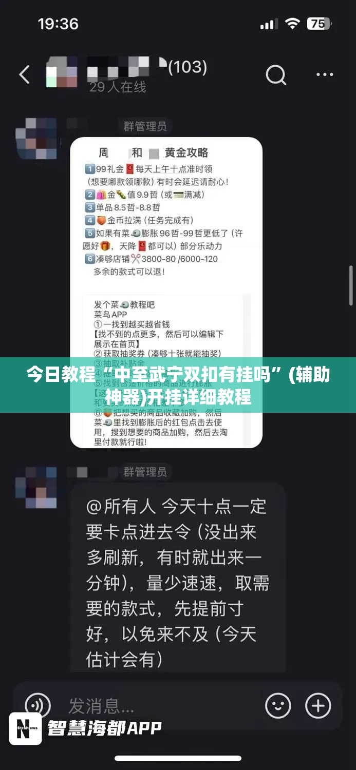 今日教程“中至武宁双扣有挂吗	”(辅助神器)开挂详细教程