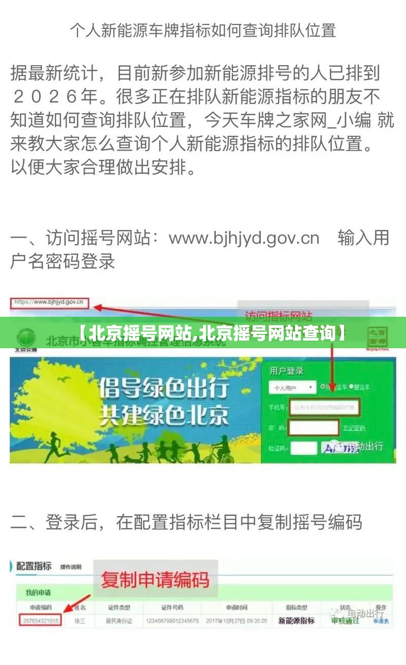 【北京摇号网站,北京摇号网站查询】