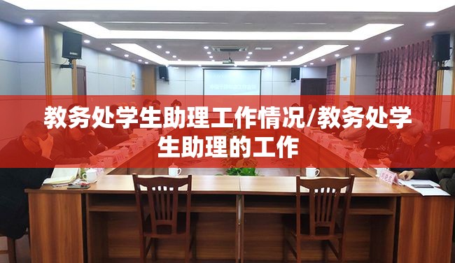 教务处学生助理工作情况/教务处学生助理的工作
