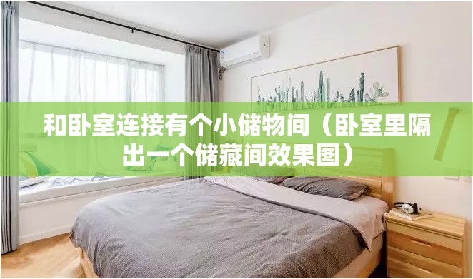 和卧室连接有个小储物间（卧室里隔出一个储藏间效果图）