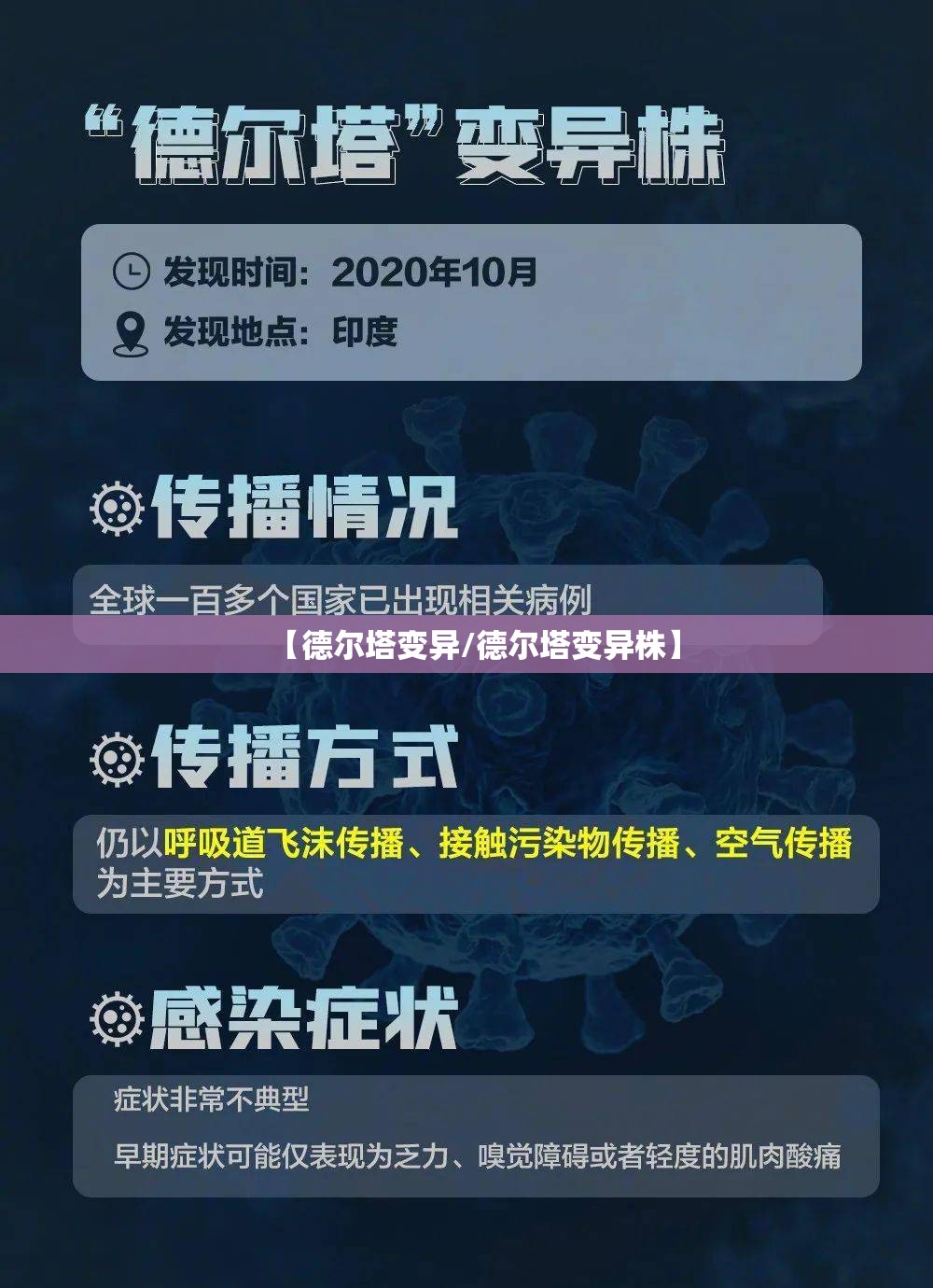 【德尔塔变异/德尔塔变异株】