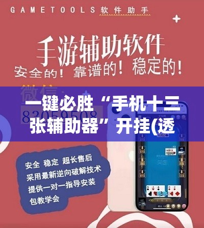 一键必胜“手机十三张辅助器”开挂(透视)辅助教程