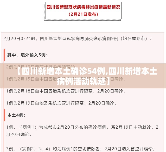 【四川新增本土确诊54例,四川新增本土病例活动轨迹】