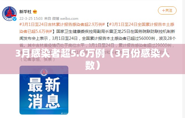 3月感染者超5.6万例（3月份感染人数）