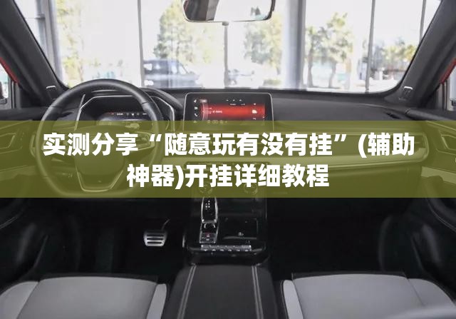 实测分享“随意玩有没有挂”(辅助神器)开挂详细教程