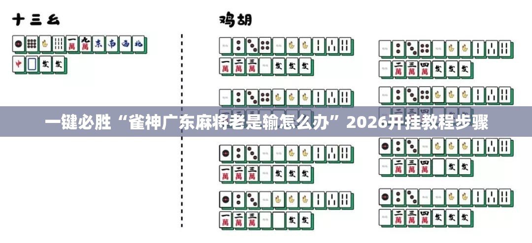 一键必胜“雀神广东麻将老是输怎么办”2026开挂教程步骤