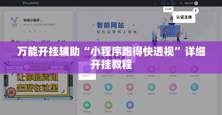 万能开挂辅助“小程序跑得快透视”详细开挂教程