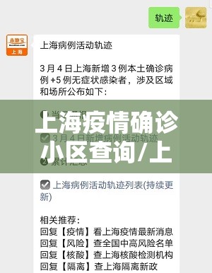 上海疫情确诊小区查询/上海疫情确诊活动轨迹