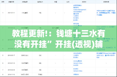 教程更新!：钱塘十三水有没有开挂”开挂(透视)辅助教程