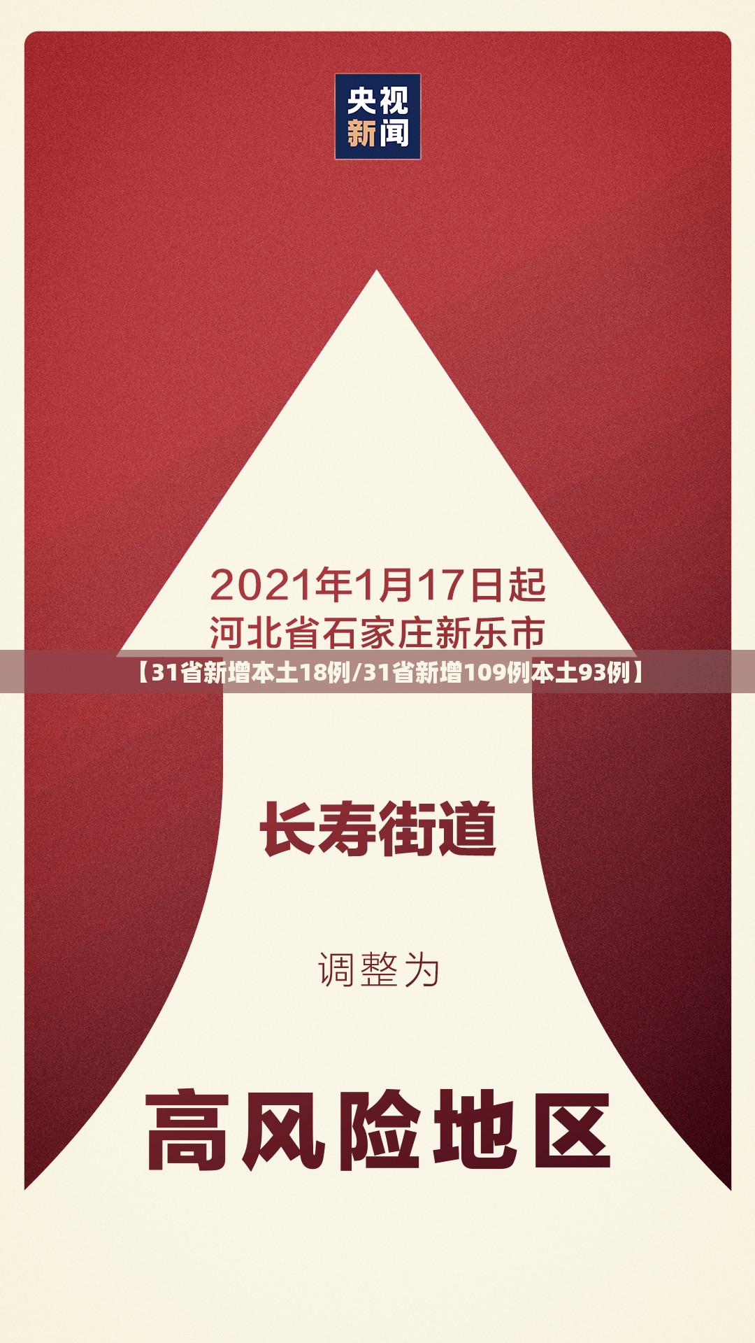 【31省新增本土18例/31省新增109例本土93例】