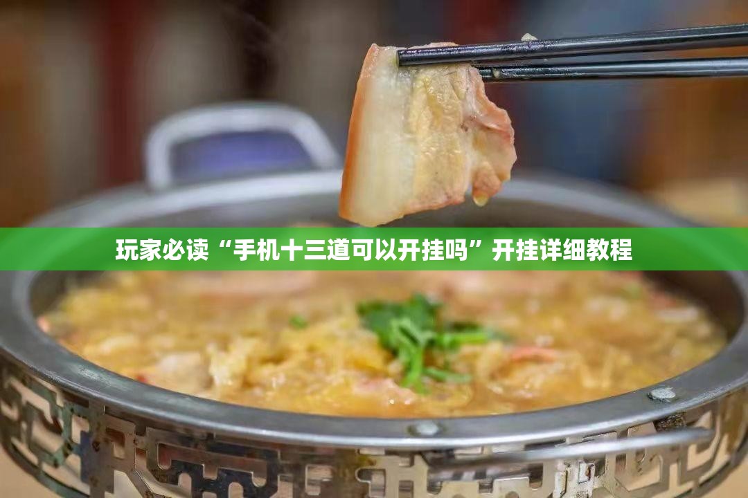 玩家必读“手机十三道可以开挂吗”开挂详细教程